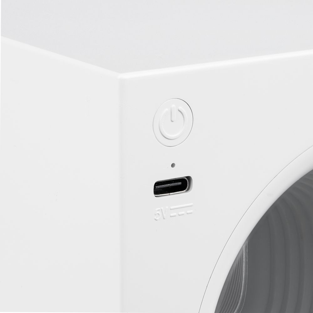 Bluetooth-колонка с подсветкой Volumetric белая