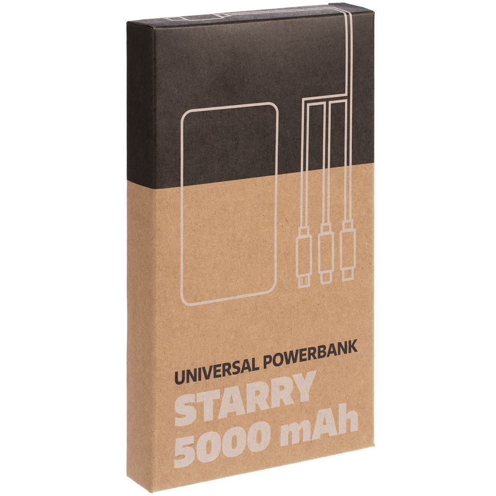 Аккумулятор Uniscend Starry с подсветкой 5000 мАч синий