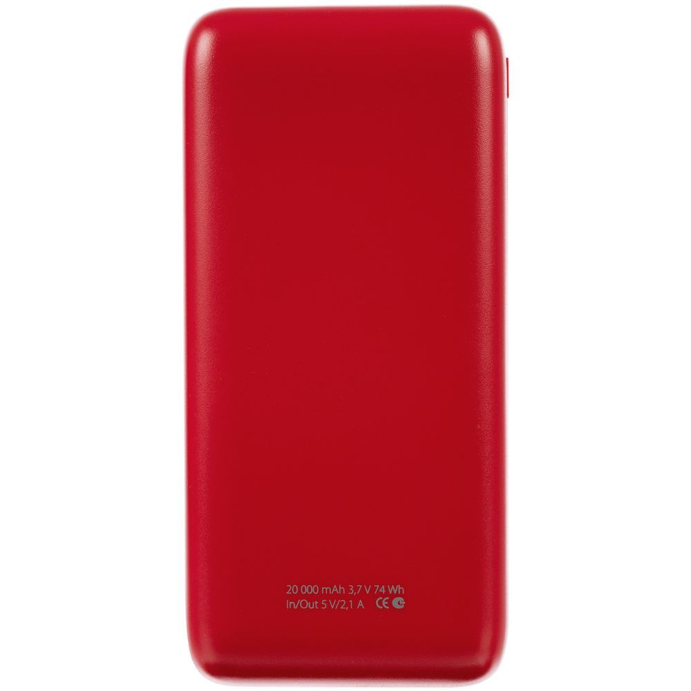 Внешний аккумулятор Gamechanger 20000 мАч красный