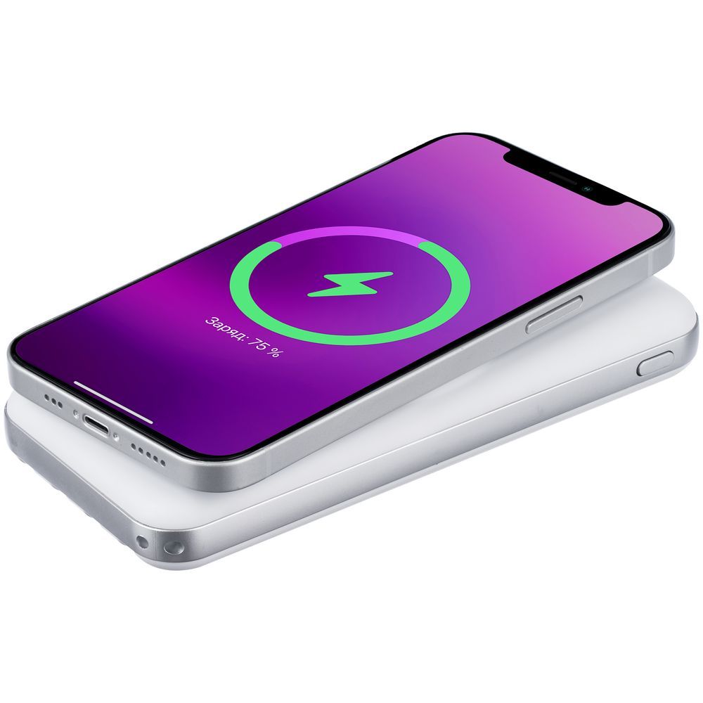 Внешний аккумулятор Omni Pro 10000 мАч белый