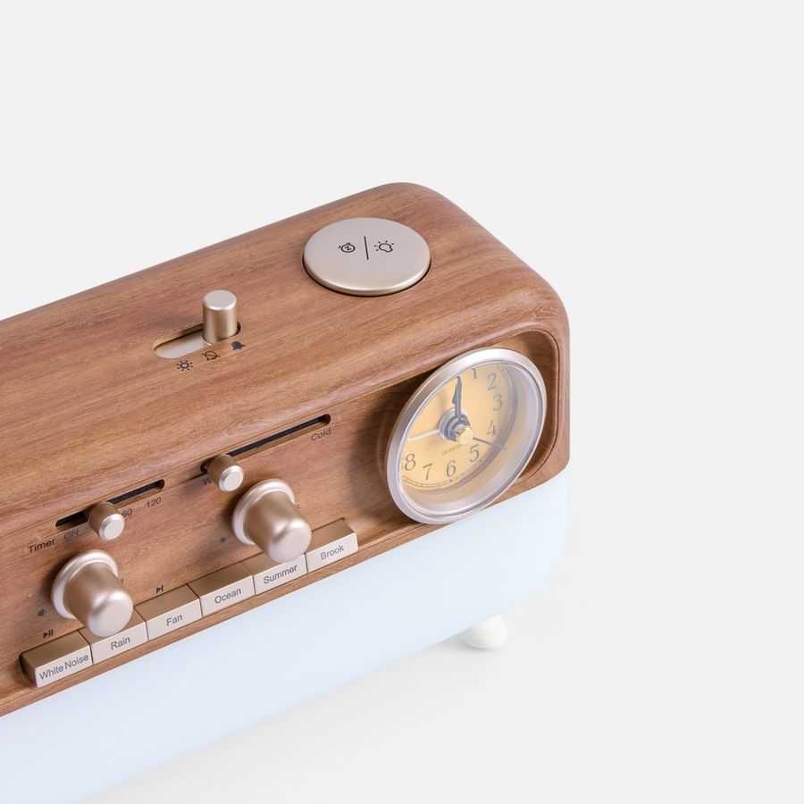 Bluetooth-колонка с беспроводной зарядкой часами и подсветкой Multiverse ver.2