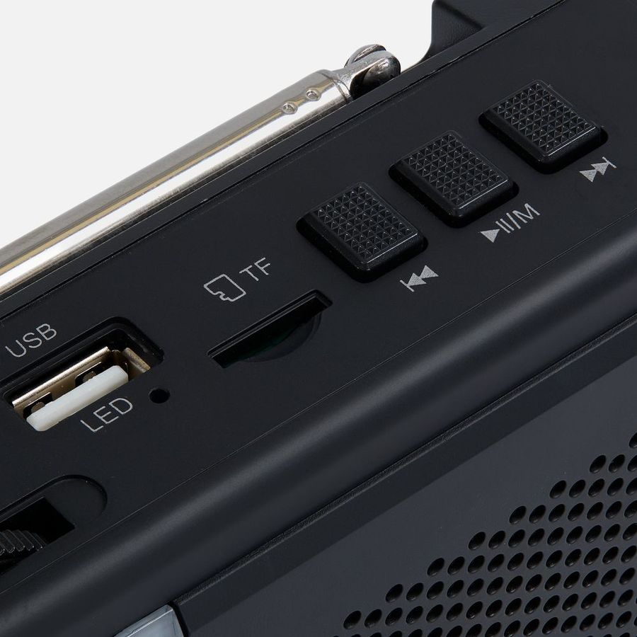 Bluetooth-колонка с радио Comradio черная