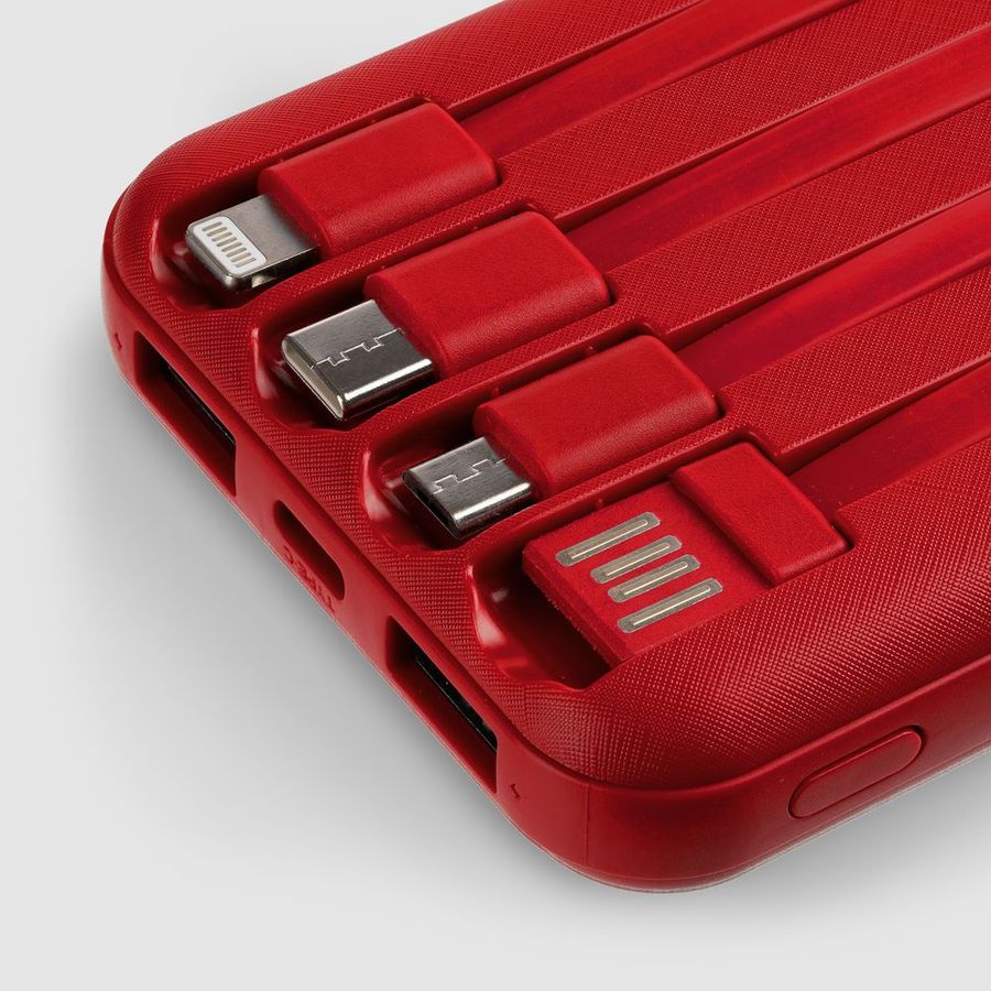 Аккумулятор Omni Qi 10000 мАч ver.2 красный