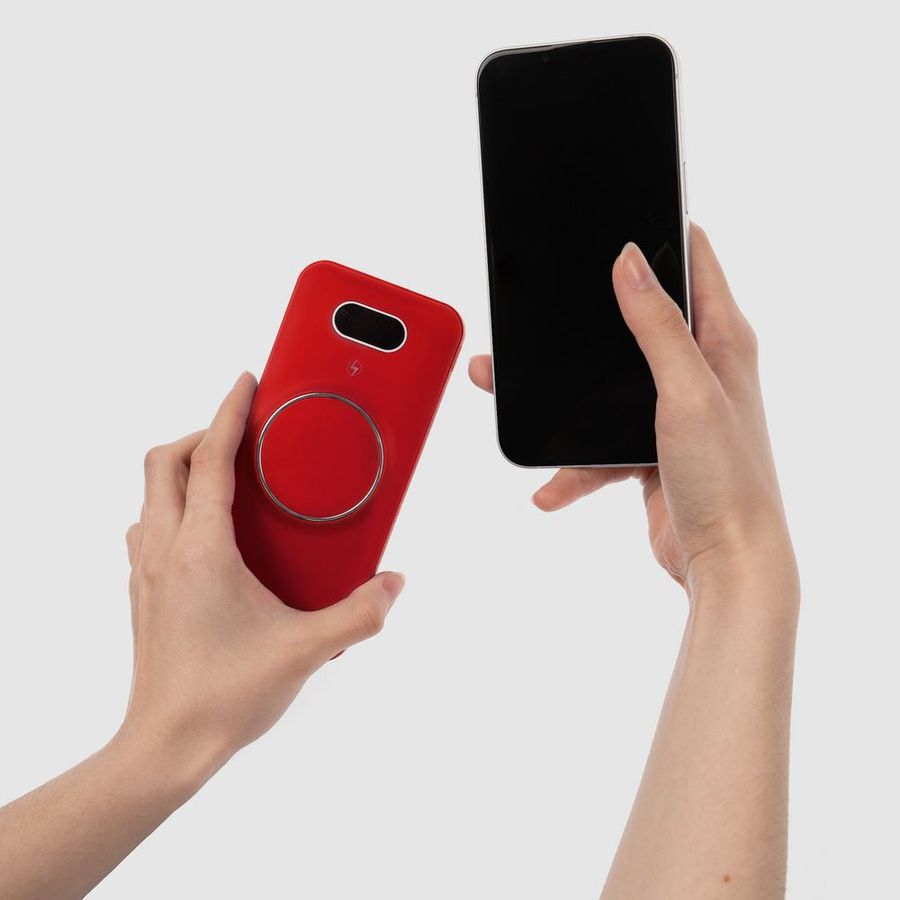 Аккумулятор Omni Qi 10000 мАч ver.2 красный