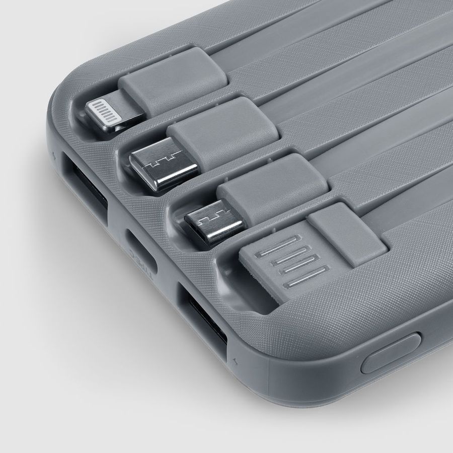 Аккумулятор Omni Qi 10000 мАч ver.2 серый