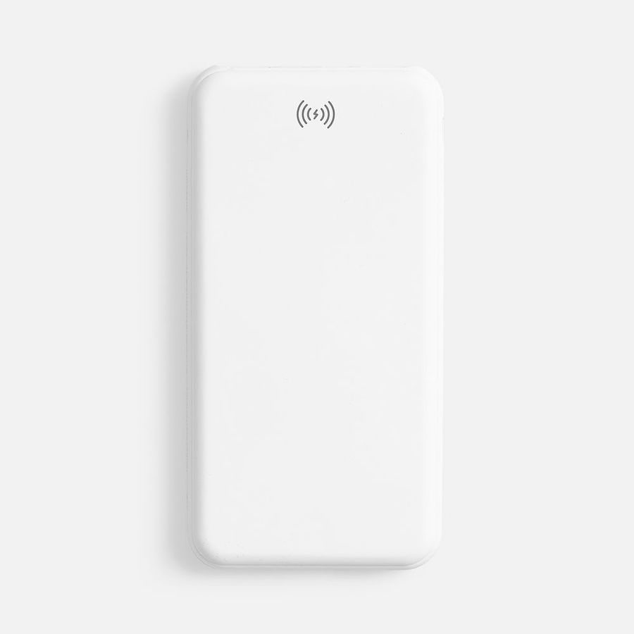 Аккумулятор с беспроводной зарядкой All Day Wireless 10000 мАч белый