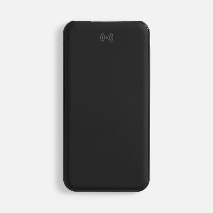 Аккумулятор с беспроводной зарядкой All Day Wireless 10000 мАч черный