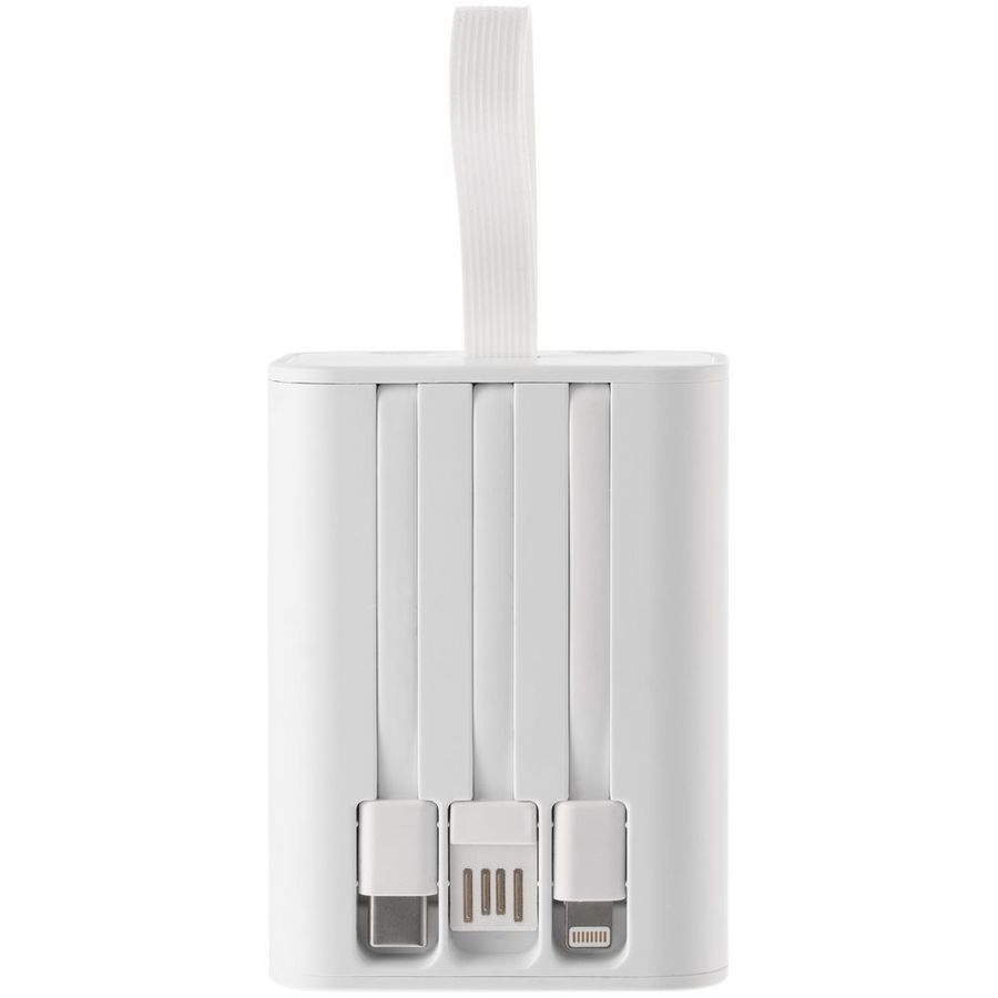 Аккумулятор с быстрой зарядкой Trellis Quick 10000 мАч белый