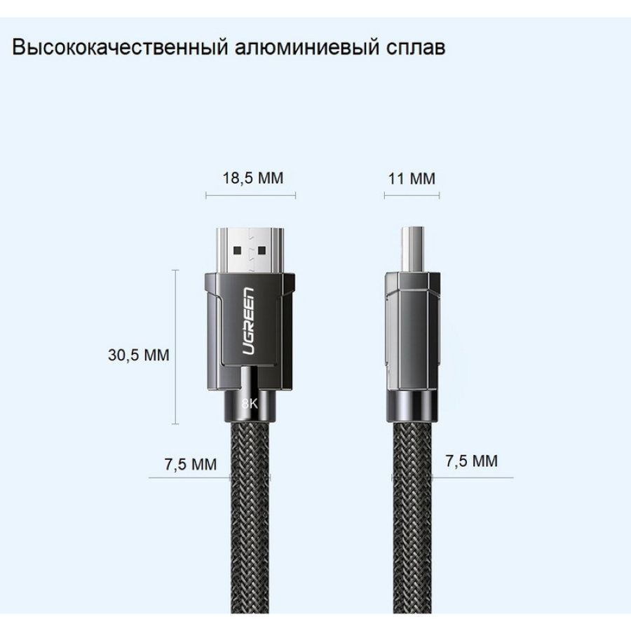 Кабель Ugreen HDMI - HDMI 1.5 метра (70320) 