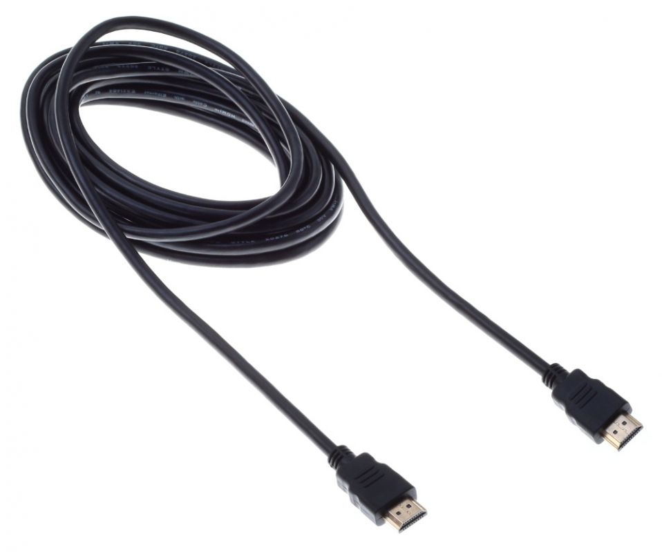 Кабель аудио-видео Buro HDMI (m)/HDMI (m) 5м. феррит.кольца Позолоченные контакты черный (BHP RET HDMI50)