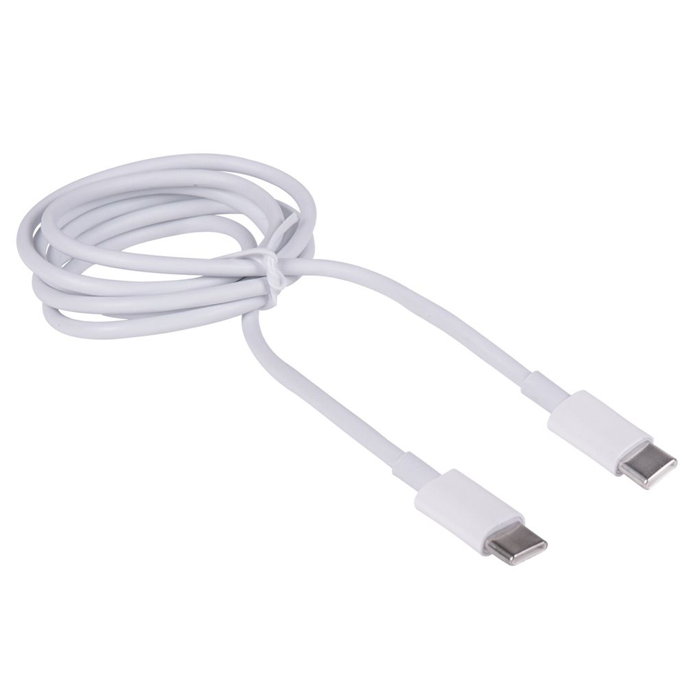 Кабель USB Type-C-Type-C с поддержкой быстрой зарядки, белый, 1 м, SONNEN, медный