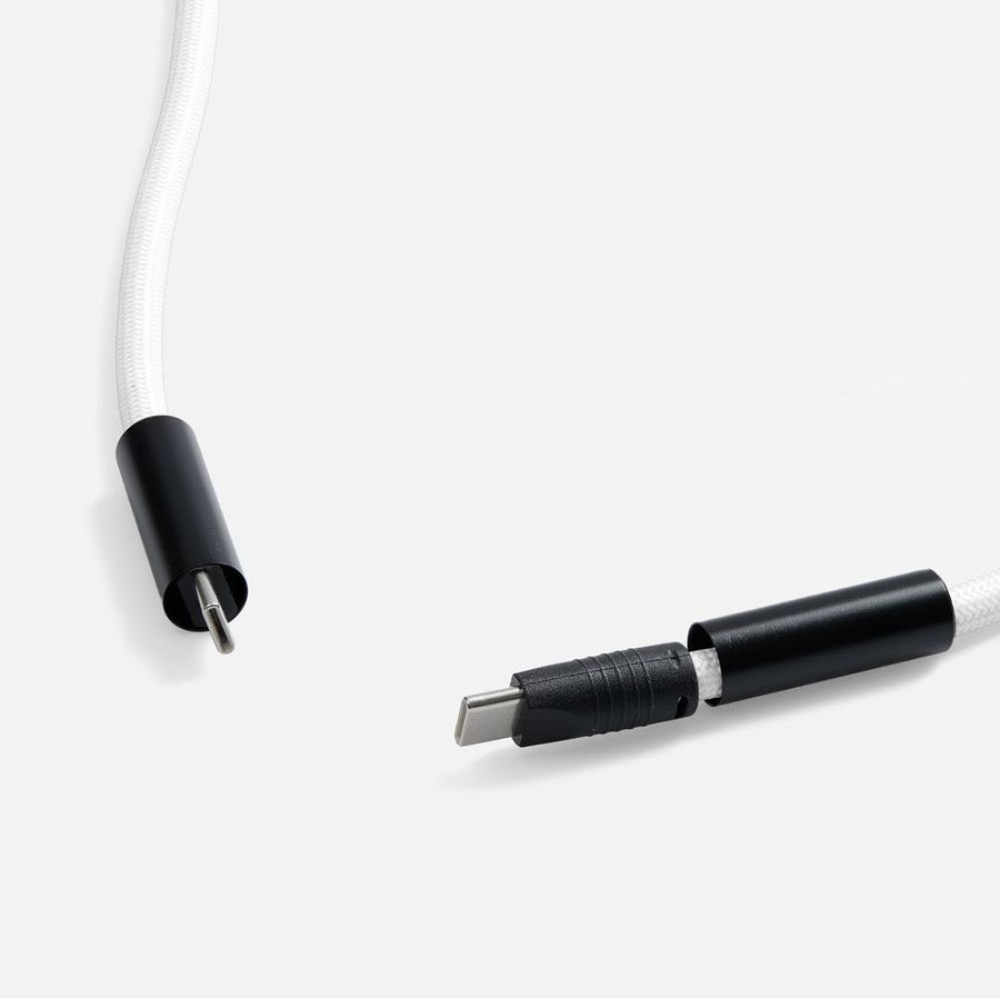 Кабель-ланьярд energyFlex Power Delivery 60 Вт белый