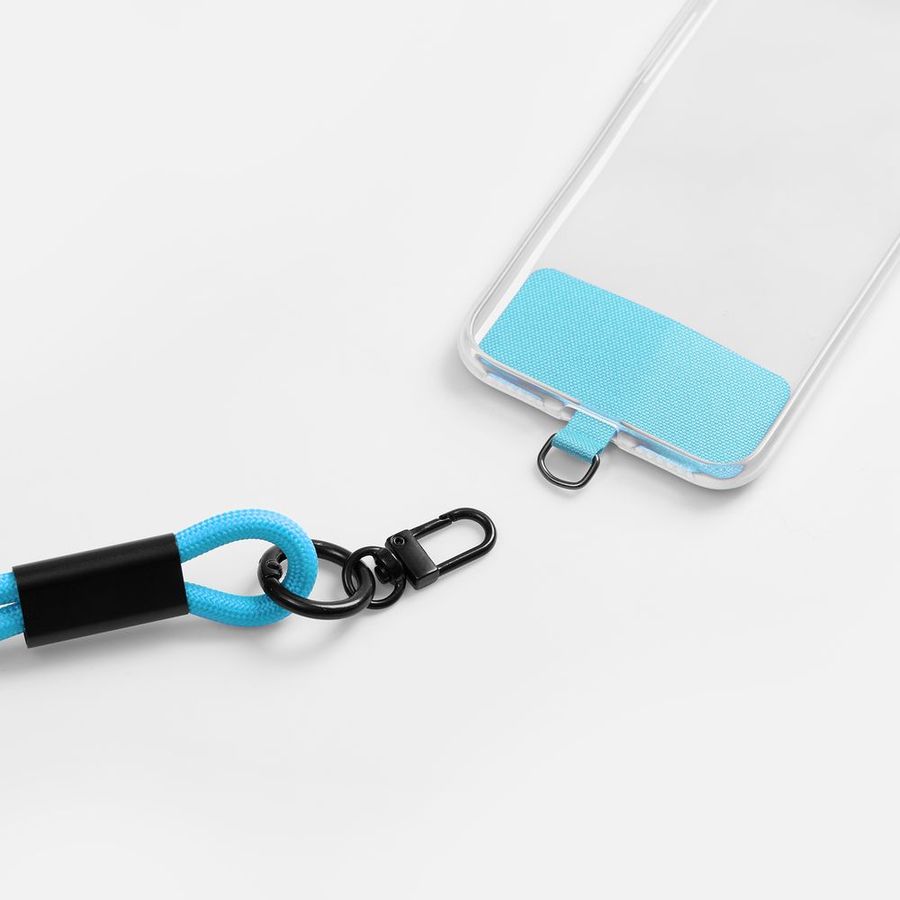 Кабель-ланьярд energyFlex Power Delivery 60 Вт голубой