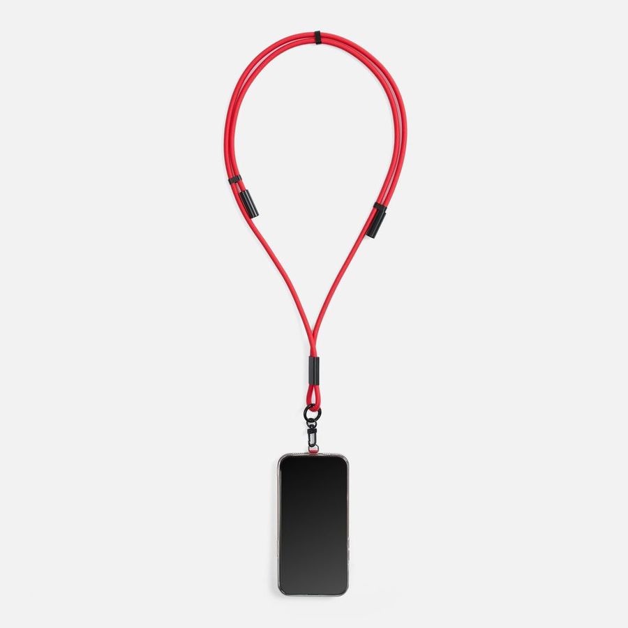 Кабель-ланьярд energyFlex Power Delivery 60 Вт красный