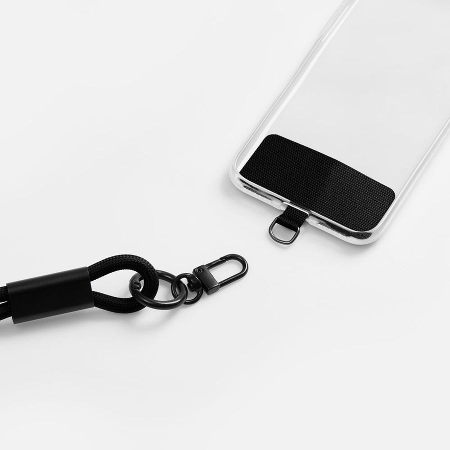 Кабель-ланьярд energyFlex Power Delivery 60 Вт черный