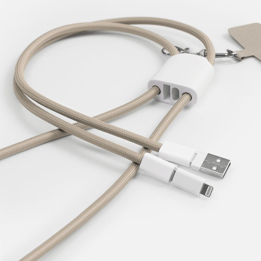 Кабель-ланьярд energyFlex Pro серый