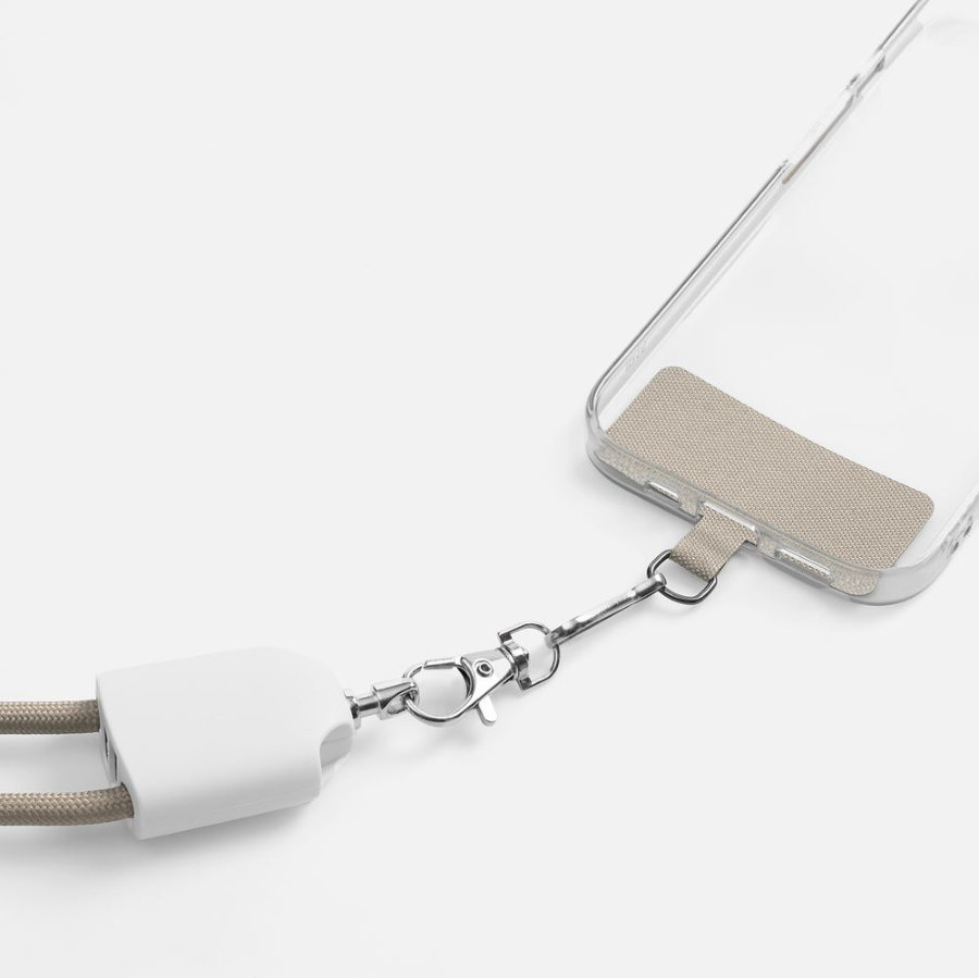 Кабель-ланьярд energyFlex Pro серый