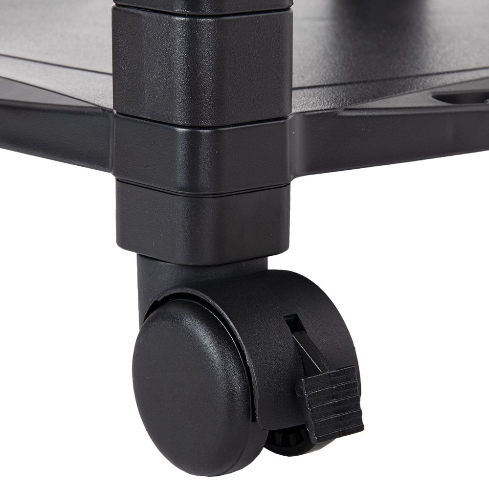 Подставка для принтера BRAUBERG передвижная, с 3 полками и 1 ящиком, 500x435х335 мм