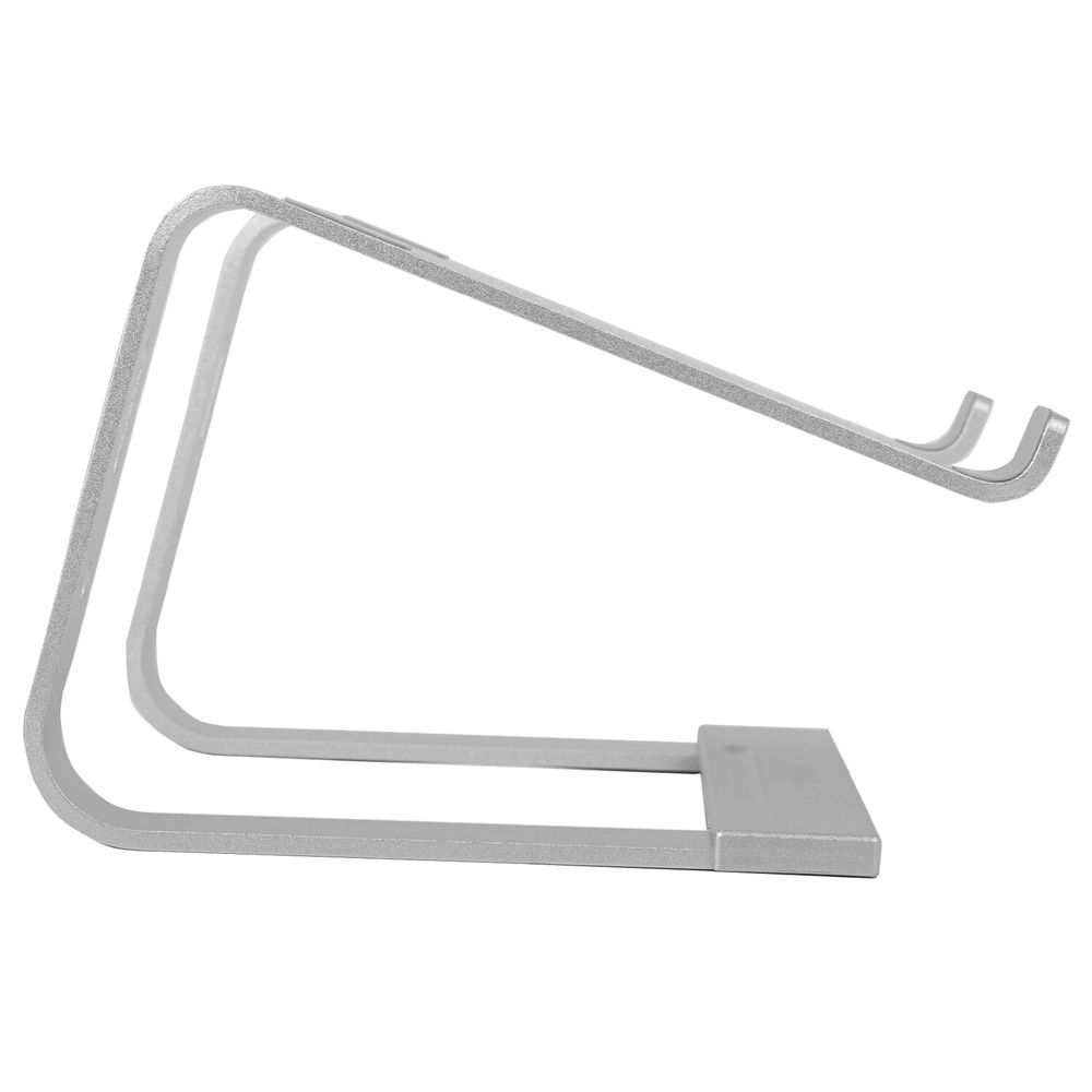 Подставка для ноутбука алюминиевая, нескользящая, 295х255 мм, BRAUBERG SOLID