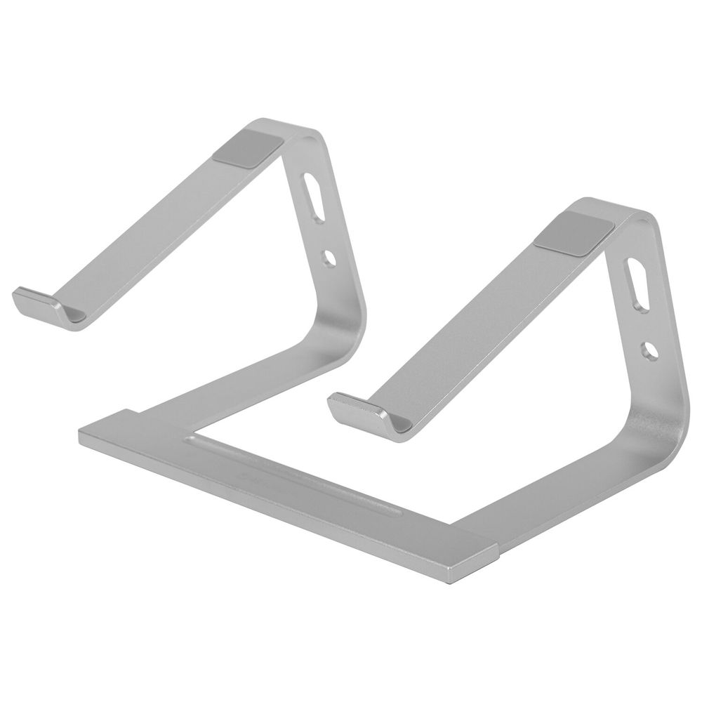 Подставка для ноутбука алюминиевая, нескользящая, 295х255 мм, BRAUBERG SOLID