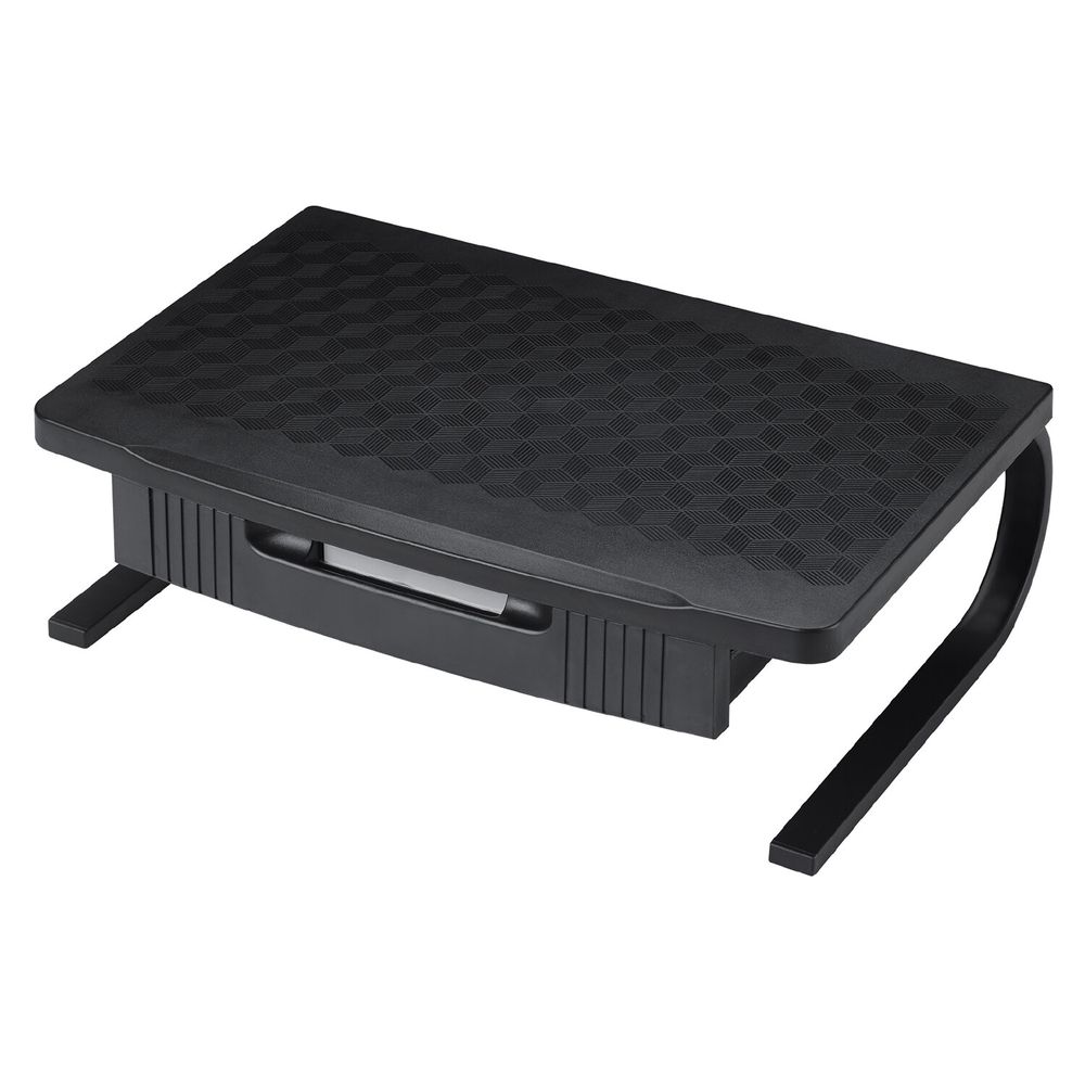 Подставка для оргтехники BRAUBERG, 1 отделение, 460х300х145 мм, металлическое основание, черная