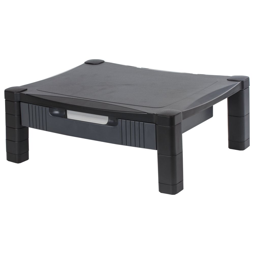 Подставка для принтера или монитора BRAUBERG, с 1 полкой и 1 ящиком, 430х340х164 мм