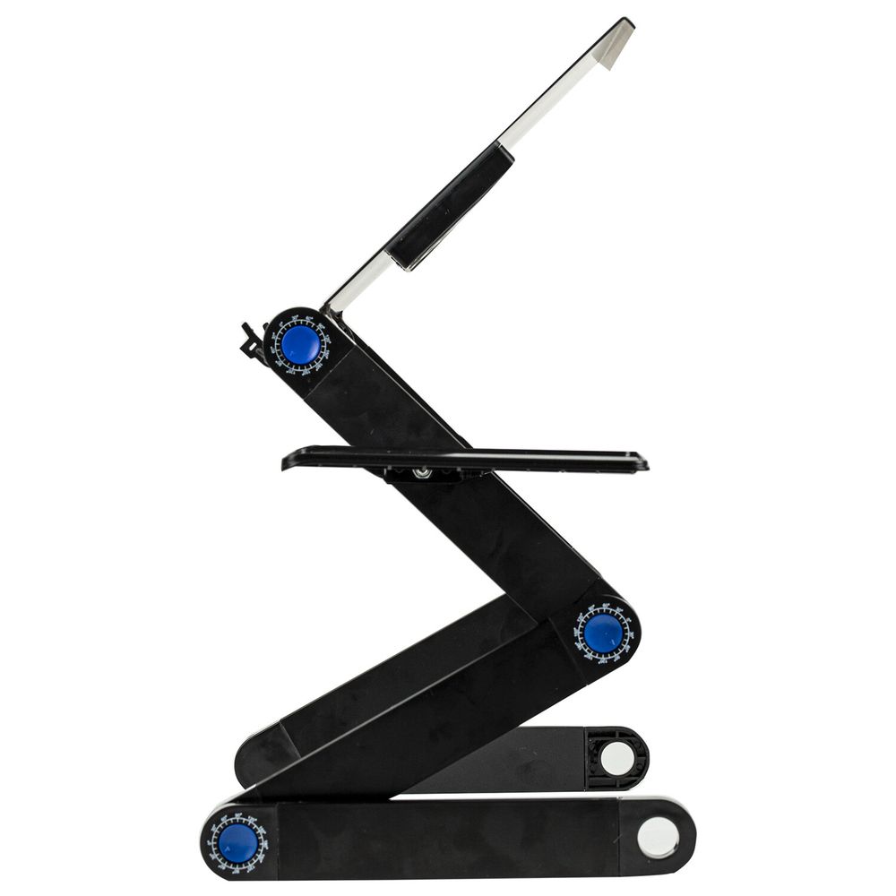 Подставка складной столик для ноутбука с охлаждением, регулируемый, 420х260 мм, BRAUBERG