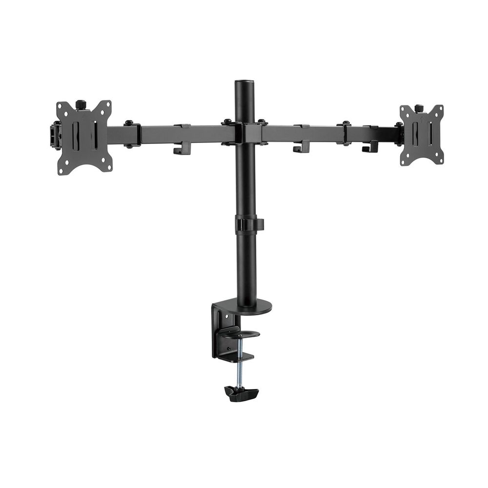 Кронштейн для двух мониторов настольный VESA 75х75, 100х100, 17