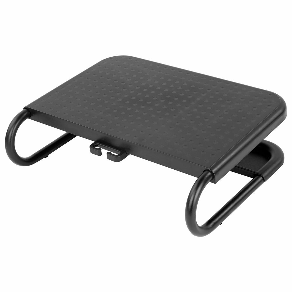 Подставка для монитора, ноутбука 380х295х110 мм, металлическое основание, черная, BRAUBERG