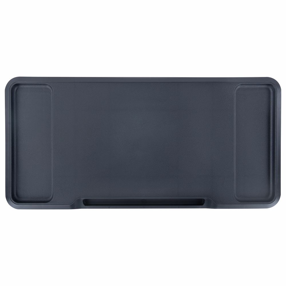 Подставка для монитора, ноутбука 555х265х114 мм, черная, BRAUBERG