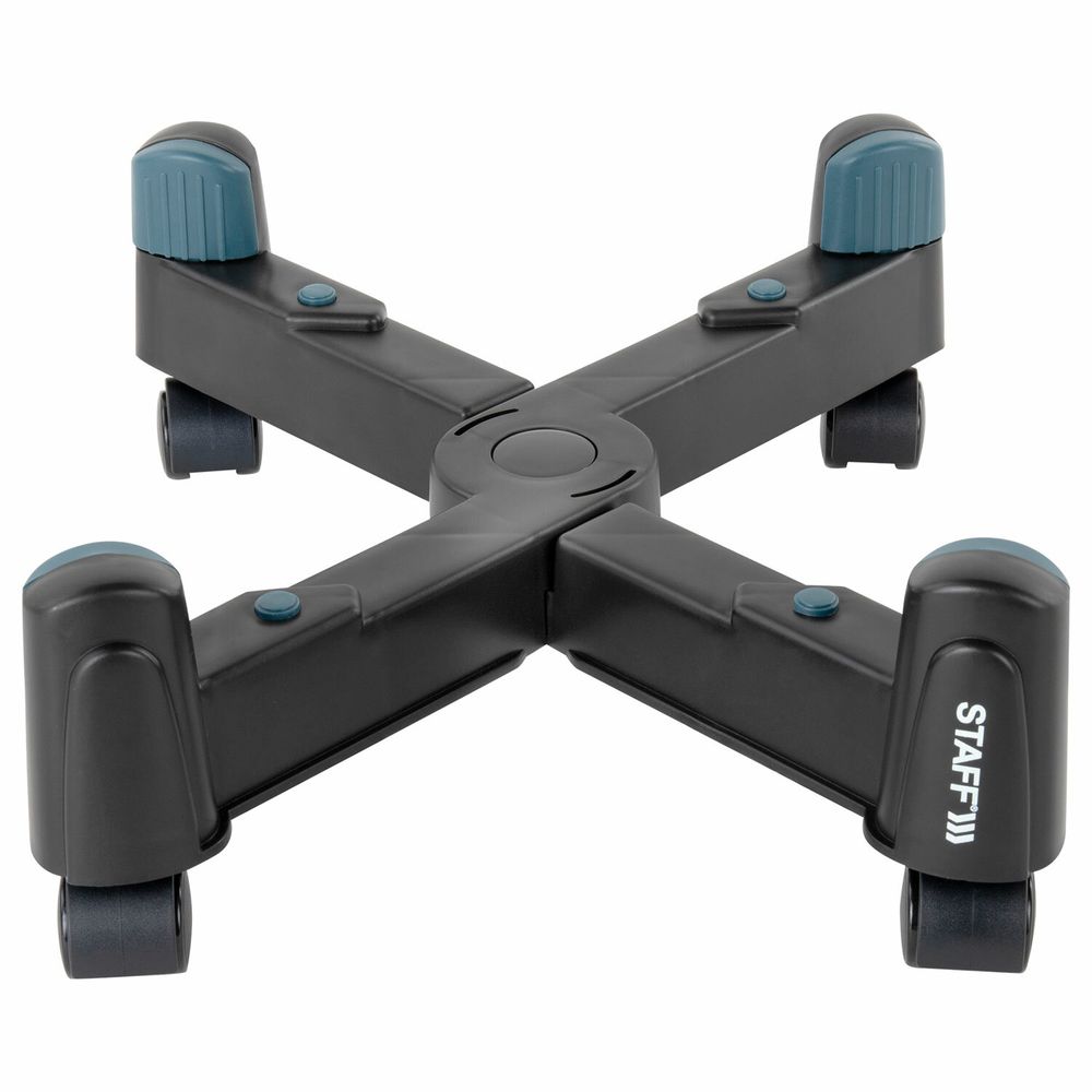 Подставка передвижная универсальная раздвижная до 25 см (для системного блока), STAFF