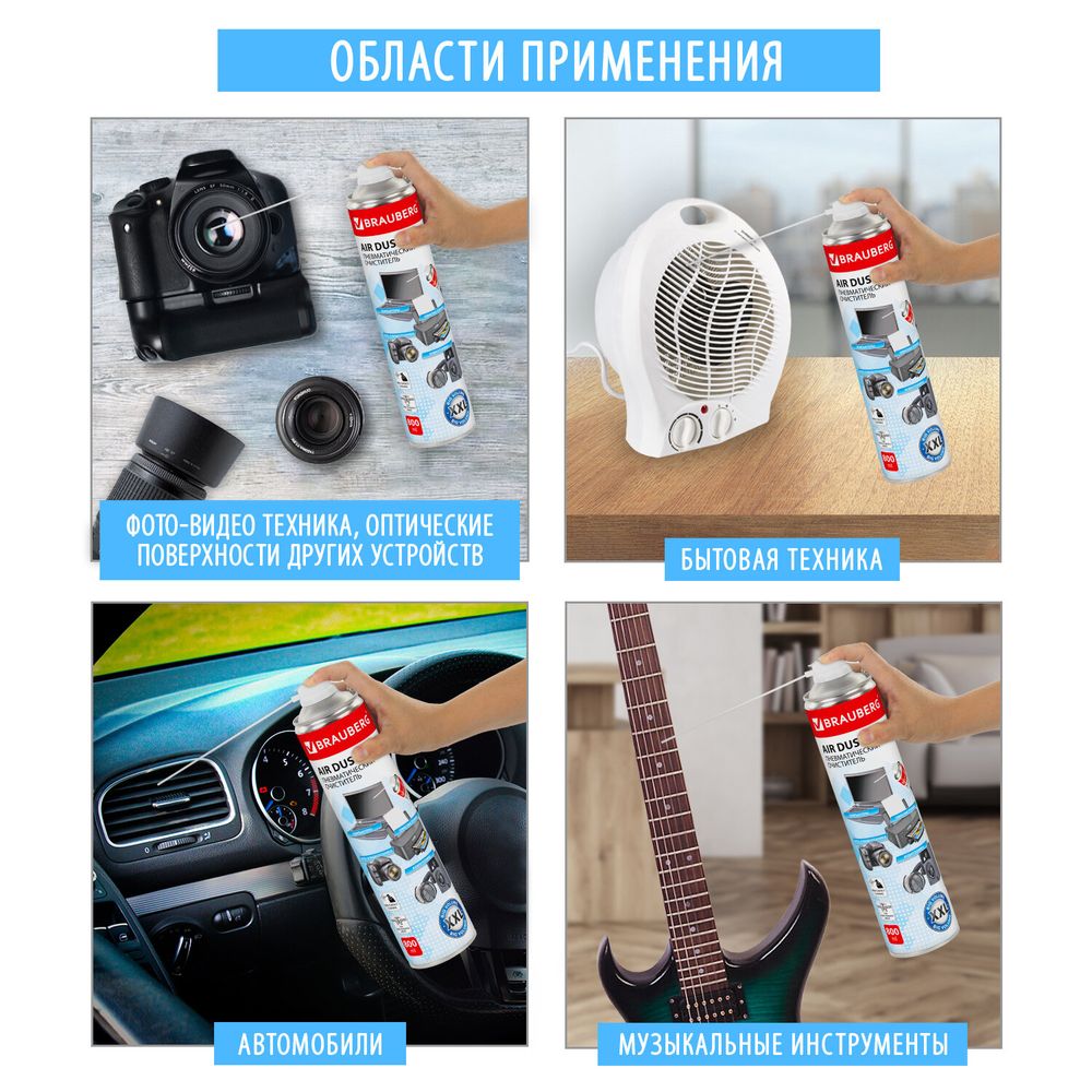 Чистящий баллон со сжатым воздухом/пневмоочиститель 