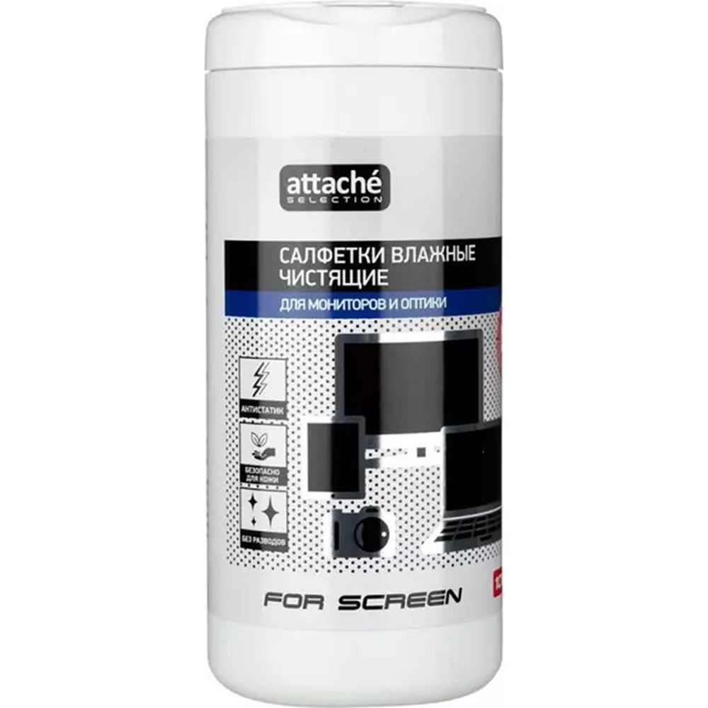 Салфетки ProMEGA Office For Screen антибактериальные в тубе