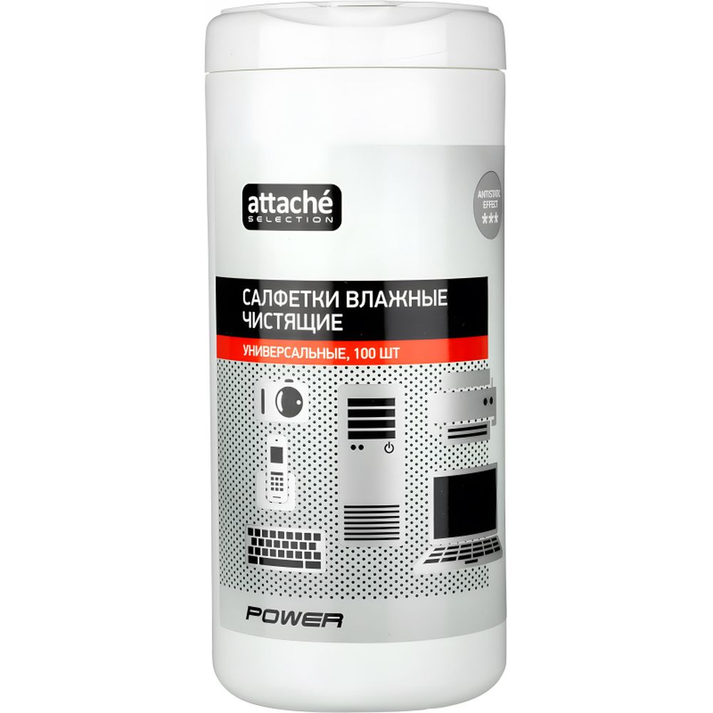 Салфетки в тубе для чистки поверхностей MEGAoffice 