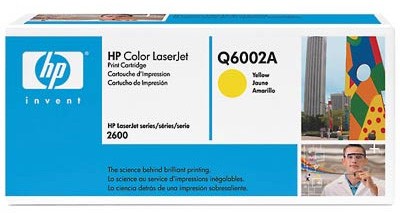 Картридж для лазерных принтеров  HP 124A Q6002A желтый для CLJ 1600/2600