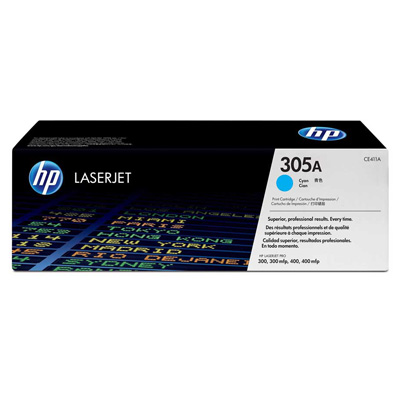Картридж для лазерных принтеров  HP 305A CE411A голубой для CLJ Pro 300/400