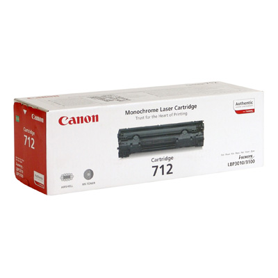 Картридж для лазерных принтеров  Canon Cartridge 712 (1870B002) черный для LBP3010/3100