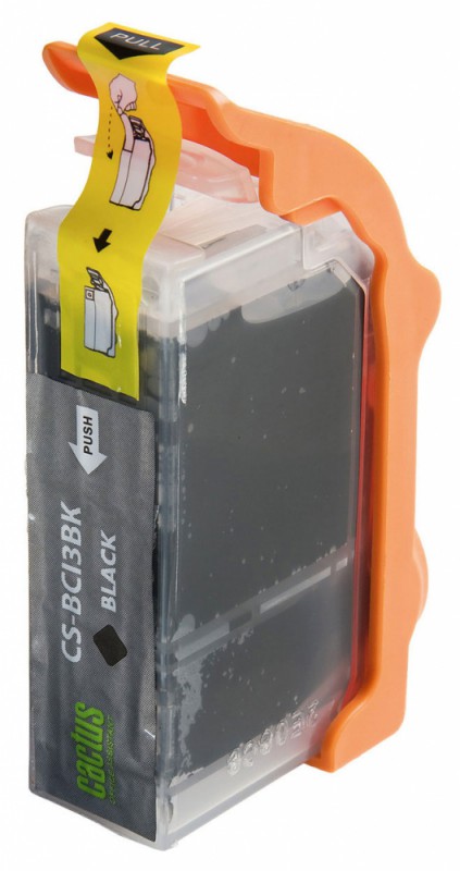 Совместимый картридж струйный Cactus идентичный  Canon BCI3BK