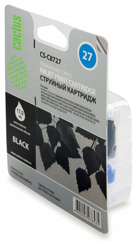 Совместимый картридж струйный Cactus CS-C8727