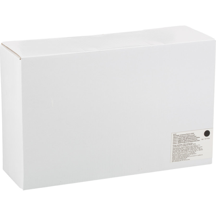 Картридж лазерный Retech  052H черный повышенной емкости для Canon LBP214dw/MF426dw