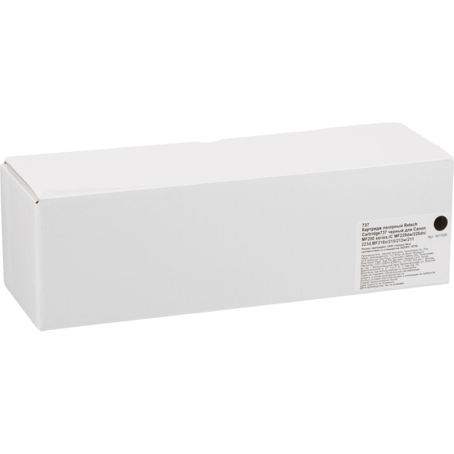 Картридж лазерный Retech Cartridge737 черный  для Canon i-SENSYS MF211
