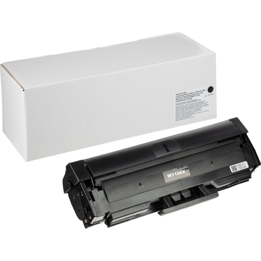 Тонер-картридж Retech 106A W1106X  черный повышенной емкости для HP MFP 135/137