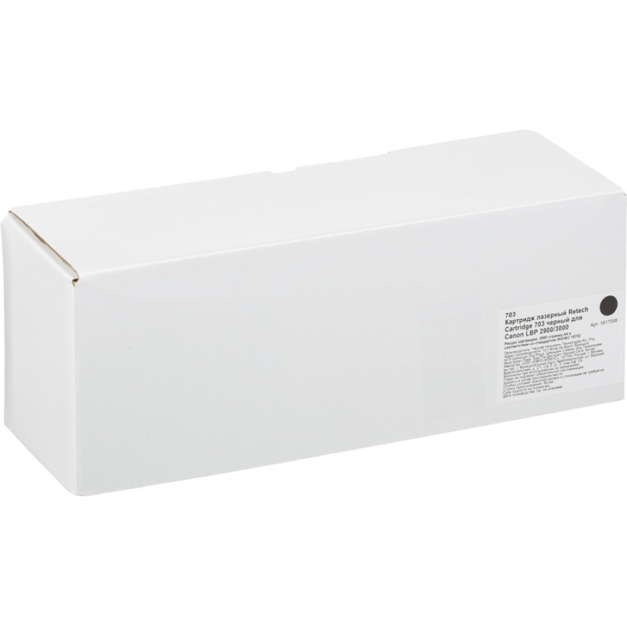 Картридж лазерный Retech Cartridge 703 черный  для CanonLBP2900/2900B