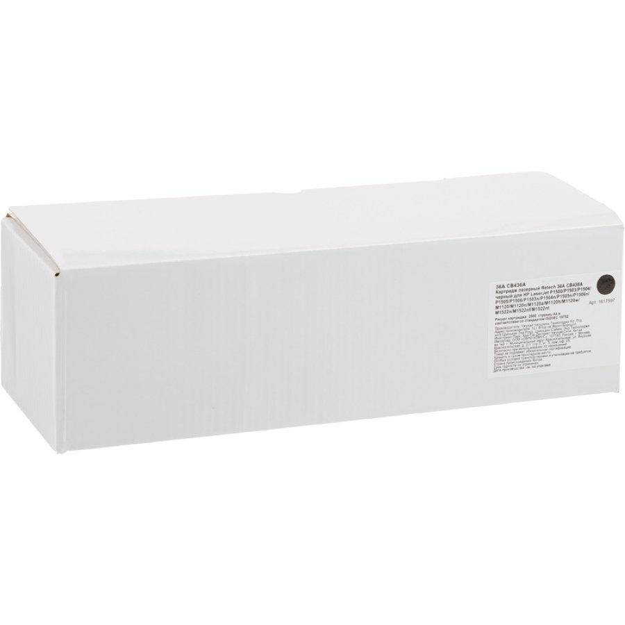 Картридж лазерный Retech 36A CB436A черный  для НР M1120MFP/P1505