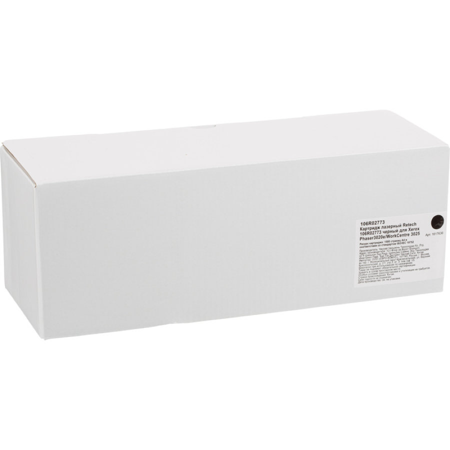 Картридж лазерный Retech 106R02773 черный  для Xerox WC3025