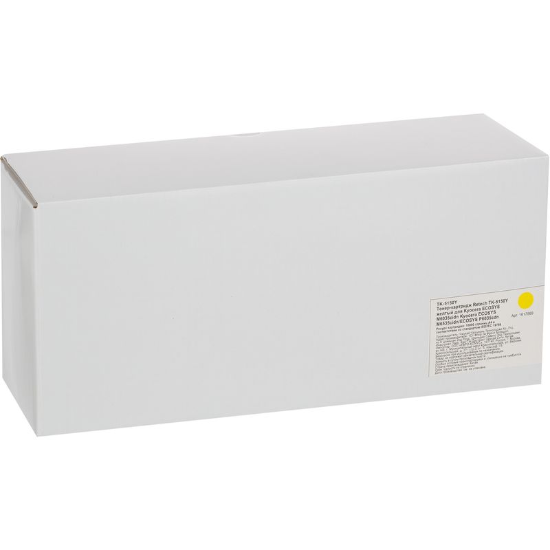Тонер-картридж Retech TK-5150Y желтый для Kyocera P6130/6035/7040cdn