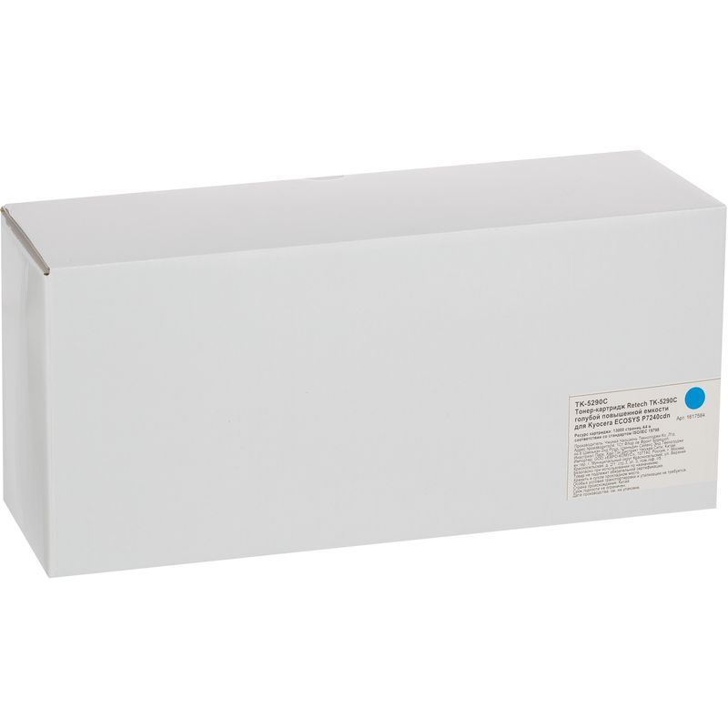 Тонер-картридж Retech TK-5290C голубой повышенной емкости для Kyocera P7240cdn