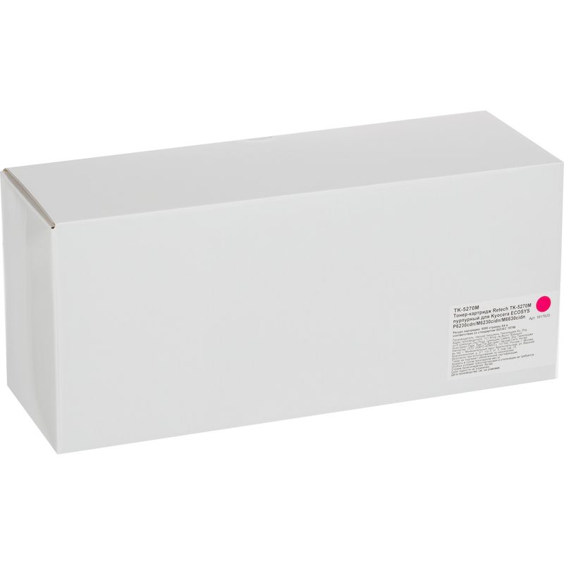 Тонер-картридж Retech TK-5270M пурпурный для Kyocera P6230/6630
