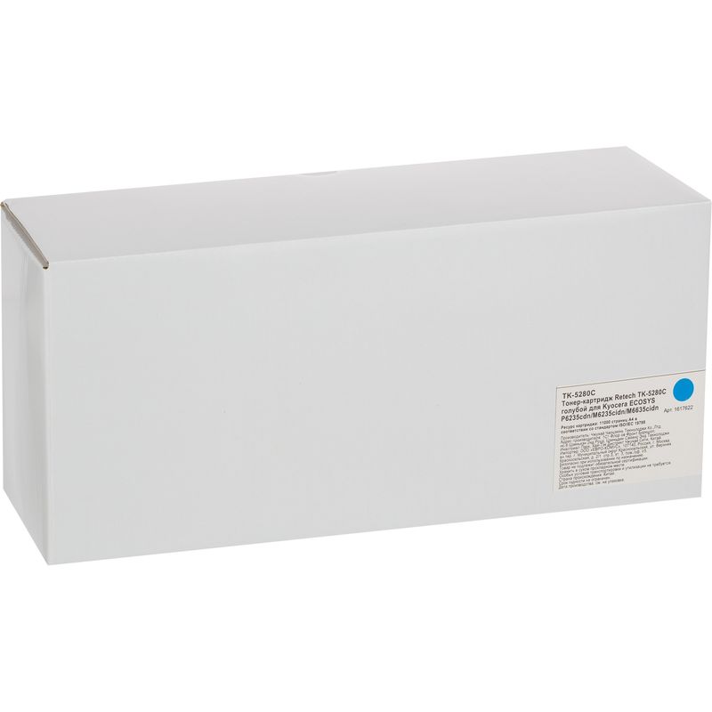 Тонер-картридж Retech TK-5280C cyan (голубой) для Kyocera P6235/6635