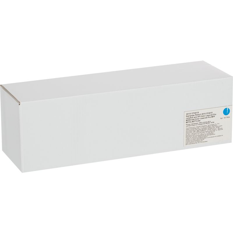 Картридж лазерный Retech 201X CF401X голубой для HP CLJ Pro M252/M277